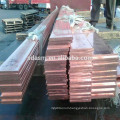 Red Color Copper Flat Rod Alloy Copper Bar T1 T2